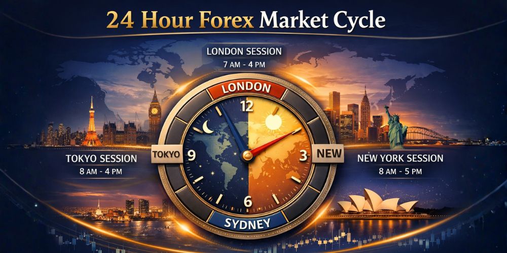24 Hour Forex Market Cycle