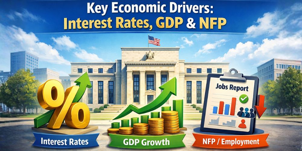 Key Economic Drivers Interest Rates,GDP & NFP