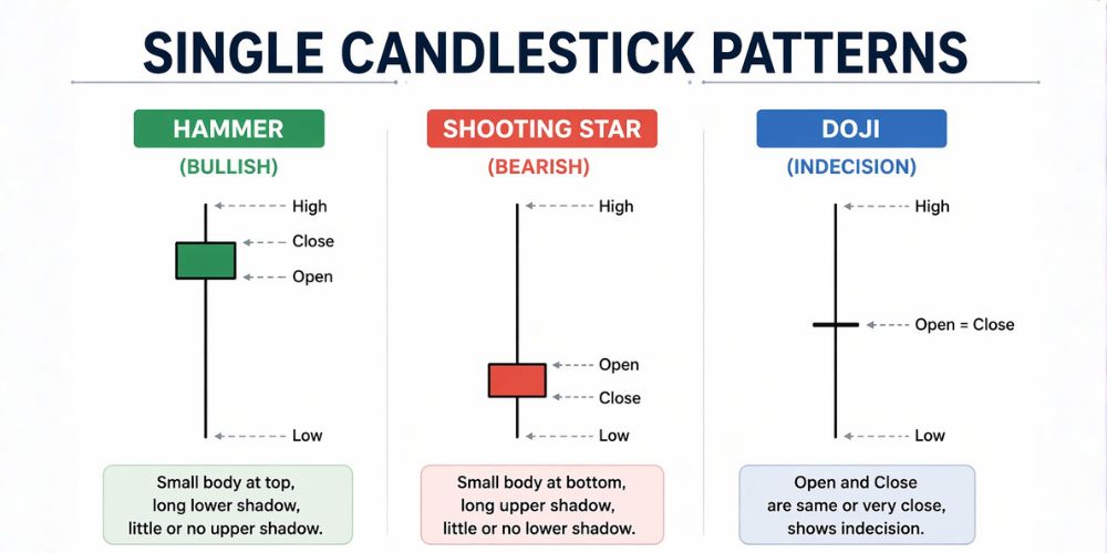 single candlestick patterns